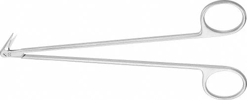 DIETHRICH-POTTS Vascular Scissors, angled, 125 °, 180 mm (7"), sharp/sharp, standard tip, non-sterile, reusable