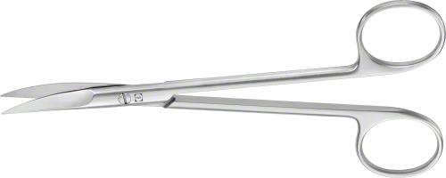 JOSEPH Dissecting Scissors, curved, 150 mm (6"), delicate pattern, sharp/sharp, non-sterile, reusable
