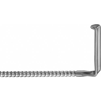 FRANKFURT Retractor, blade, 140 mm, depth: 55 mm, width: 20 mm, non-sterile, reusable