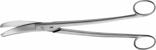 SIEBOLD Uterine Scissors, curved, 245 mm (9 5/8"), s-shaped, blunt/blunt, non-sterile, reusable