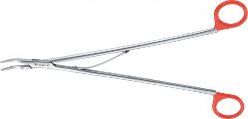 Clip Applier Forceps, single-fire, 25 °, angled, 280 mm (11"), Size L, orange, non-sterile, reusable, to be used with: PL561T