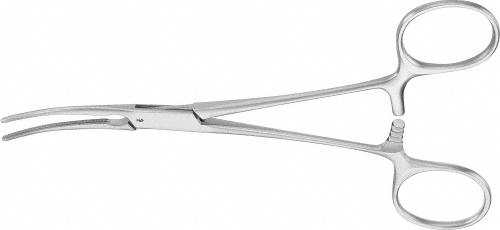 DE BAKEY-BAINBRIDGE ATRAUMATA Vascular Clamp, curved, 155 mm (6 1/8"), toothing DE BAKEY, jaw length: 40 mm , non-sterile, reusable