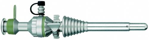 Reusable trocar complete,non-threaded,blunt, 10 mm diam., 100 mm,for Mini Laparotomy,consisting parts EJ750R; EJ432R; EJ430R; EJ433R