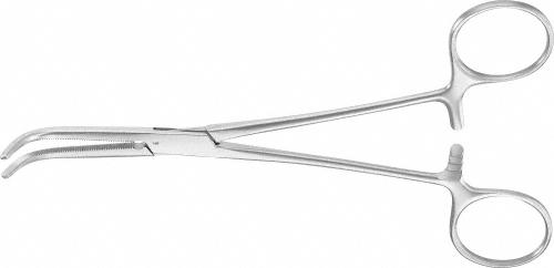 O'SHAUGHNESSY Dissecting a. Ligature Forceps, curved, 160 mm (6 1/4"), jaw length: 40 mm , non-sterile, reusable