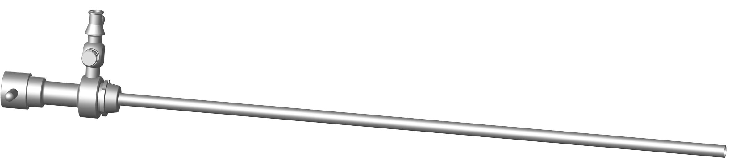 DIAGNOSTIC CONTINOUS FLOW SHEATH FOR Ø4MM, 30° HYSTEROSCOPE WITH ONE STOPCOCK RIGID, INNER SHEATH