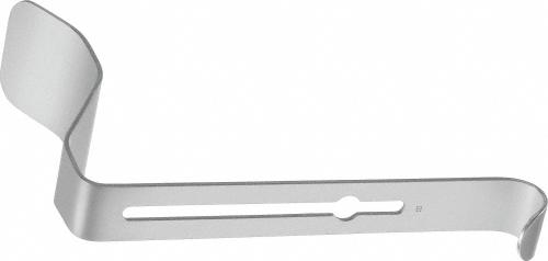 MILLIN Bladder Retractor, center blade, depth: 105 mm, width: 45 mm, non-sterile, reusable