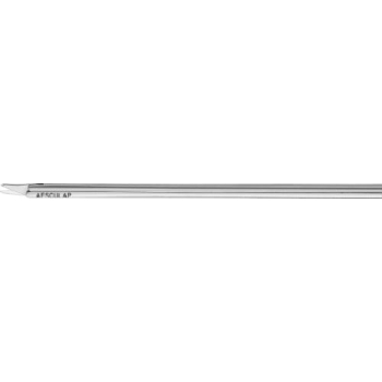 MINOP INVENT Micro scissors, w/o HF connection, straight, working length: 290 mm (11 1/2"), vertical cutting, blunt/blunt, ring handle, single action, non-sterile, reusable, to be used with: FH620R