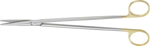 METZENBAUM DUROTIP TC Dissecting Scissors, straight, 230 mm (9"), delicate pattern, blunt/blunt, non-sterile, reusable