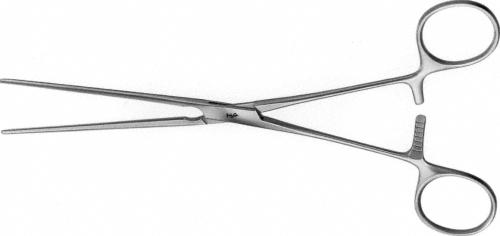 LELAND-JONES ATRAUMATA Vascular Clamp, straight, 195 mm (7 3/4"), toothing DE BAKEY, jaw length: 77 mm , non-sterile, reusable