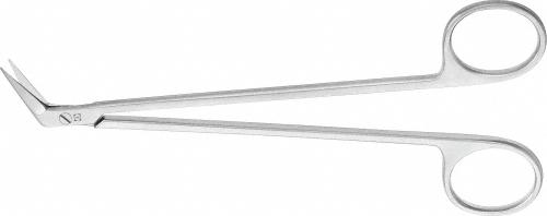 DE BAKEY Vascular Scissors, angled, 60 °, 155 mm (6 1/8"), sharp/sharp, non-sterile, reusable