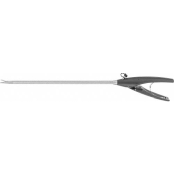 ADTEC TC Needleholder complete instrument, curved to left, 310 mm, diam. 10 mm, non-sterile, reusable