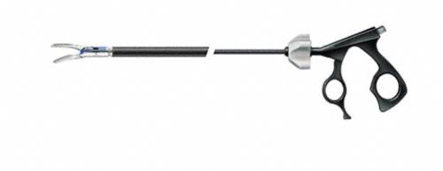 MARYLAND ADTEC BIPOLAR Grasping Forceps, complete instrument, curved, 310 mm, diam. 5 mm, fenestrated, double action, consisting of PM438R, PM450R, PM973R, reusable