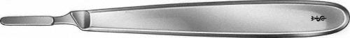Scalpel Handle, 145 mm (5 3/4"), broad, No. 9, non-sterile, reusable