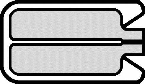 Patient plate, for children, conductive area 71 cm², package of 25 pieces, to be used with GN245; GN249; GK190; GK191